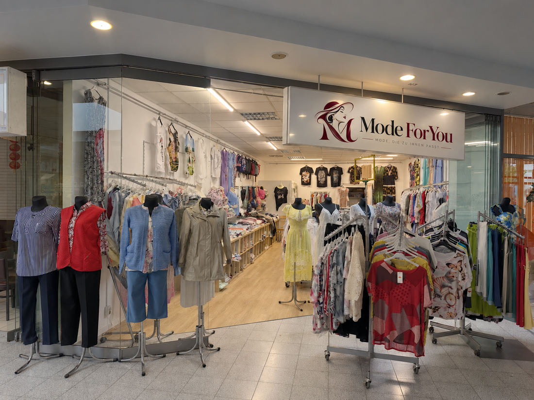 Eingang von Mode For You am Markt in Fürstenwalde